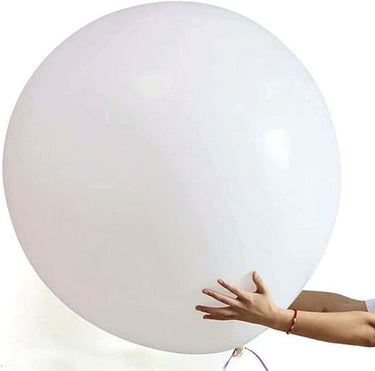 6 Piezas Globos Blancos Globos Enormes De 36 Pulgadas, Globos Gigantes Para Fiestas Globos De Cumpleaños Extra Grandes, Globos Gruesos De Látex De Helio Para Globos Grandes Gigantes Para Boda Bautizo